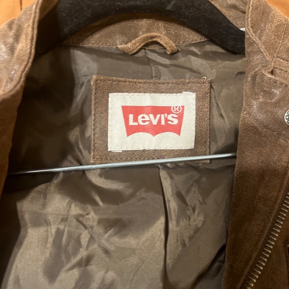 Levi's Genuine Brown Leather Jacket (xs) - Picture 2 of 5